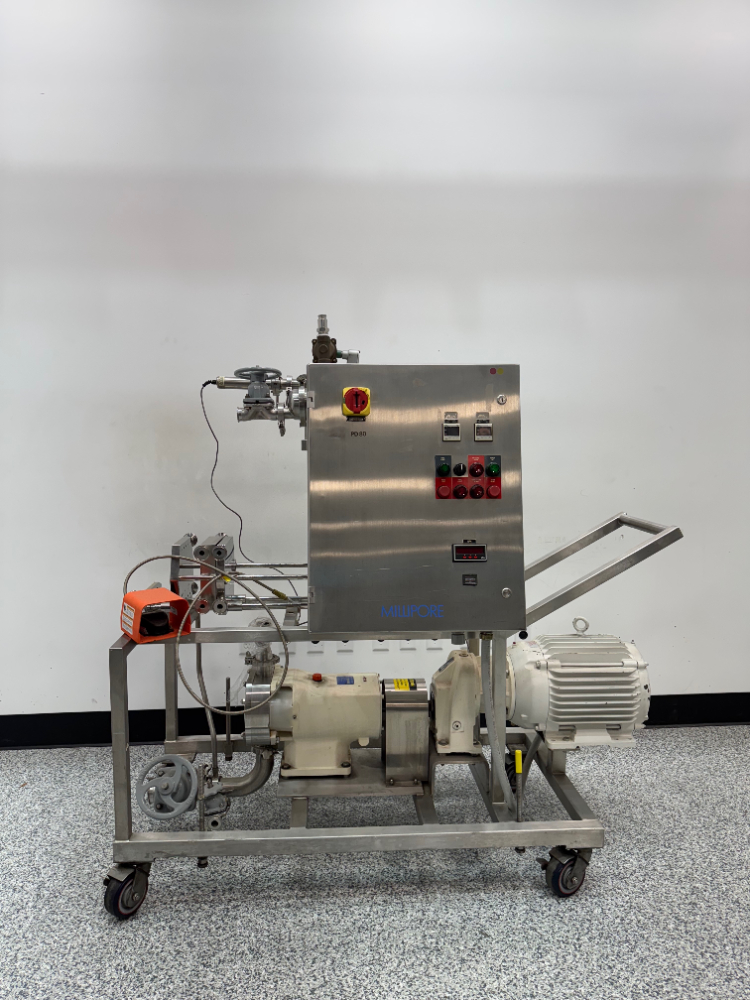 Image of Millipore MSD203W3 TFF System with GA Model 622 Rotary Lobe Pump